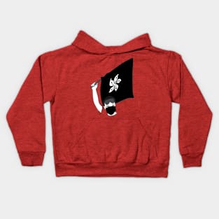 Hong Kong Protests, Stop Killing us, the protester raises the flag Kids Hoodie